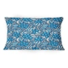 Design Art Blue Berries In Jungle Pattern -1 Patterned Printed Throw Pillow