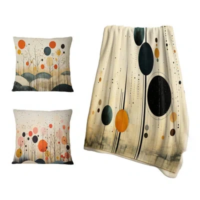 Design Art Colorful Mid Century Minimalist Oasis Iv - Minimalism In Multi-color