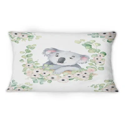 Design Art Cute Koala Bear Cartoon - Traditional Printed Pillow