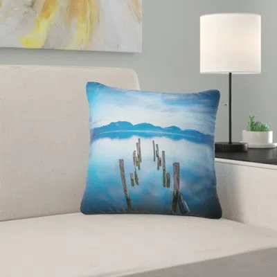 Design Art Deep Into The Sea Pier - Sea & Shore Printed Pillow