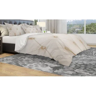 Design Art Designart Colo Luxury Diamond Shaped Couch Leather Duvet Cover Set In Cream;ivory