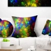 Design Art Distant Galaxies - Abstract Printed Pillow