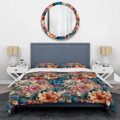 Design Art Duvet Cover Set In Soft Color Paisley Garden Playfulness Ii