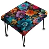 Design Art Eclectic Mandala Boho Pattern - Paisley Rectangle Ottoman In Multi-color
