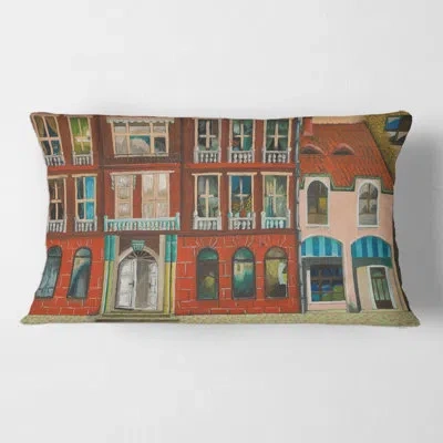 Design Art Facade Of Shop In Paris I Rectangular Pillow Cover & Insert