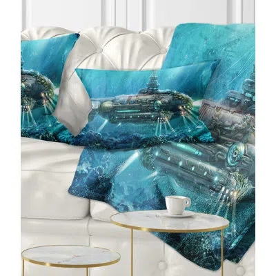 Design Art Fantastic Submarine - Others Printed Pillow