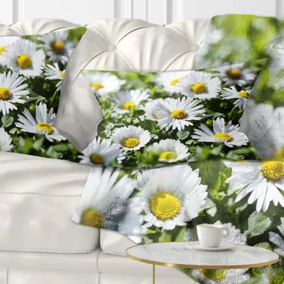 Design Art Floral Spring Background With Flowers Lumbar Pillow