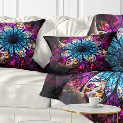 Design Art Fractal Flower Digital Art Rectangular Pillow Cover & Insert