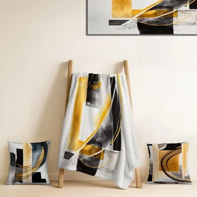 Design Art Glam Art Deco Abstract Ii - Abstract In Black;gold
