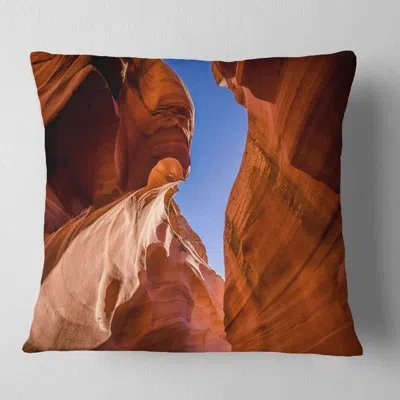 Design Art Grand Antelope Canyon - Landscape Printed Pillow