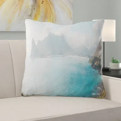 Design Art Hout Bay From Chapman Peak - Sea & Shore Printed Pillow In White