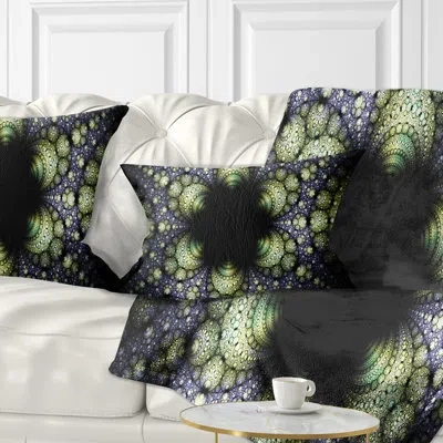 Design Art Into The Center Of Fraction - Abstract Printed Pillow