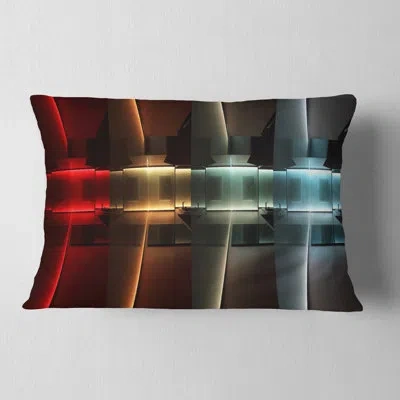 Design Art Kitchen With Led Lighting - Abstract Printed Pillow