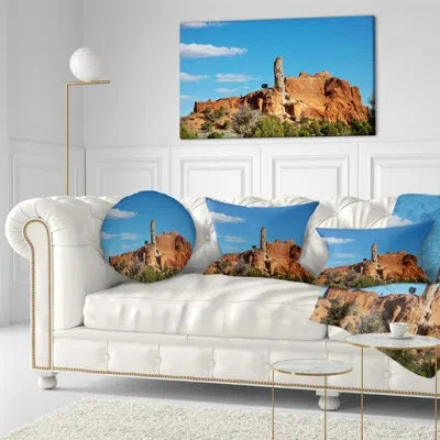 Design Art Kodachrome State Park Usa Landscape Printed Throw Pillow