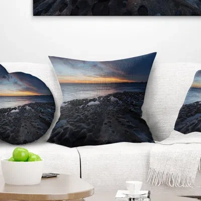 Design Art La Perouse Beach Sydney - Sea & Shore Printed Pillow