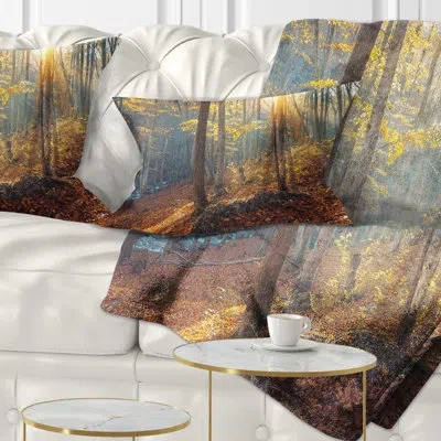 Design Art Landscape Crimean Mountains At Sunset Lumbar Pillow