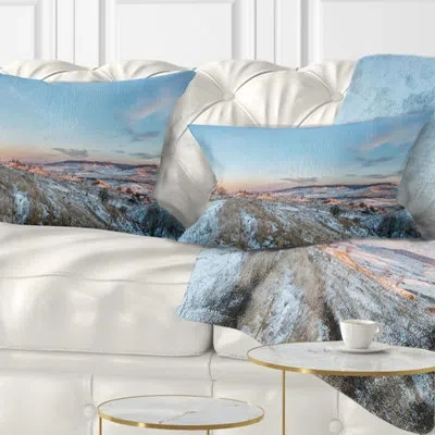Design Art Landscape Printed Stavropol Region North Caucasus Lumbar Pillow