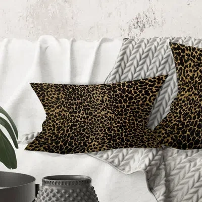 Design Art Leopard Fur Safari V - Lumbar Pillow
