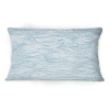 Design Art Light Blue Marble Pattern -1 Patterned Printed Throw Pillow