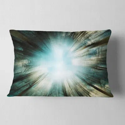 Design Art Light From Sky - Abstract Printed Pillow