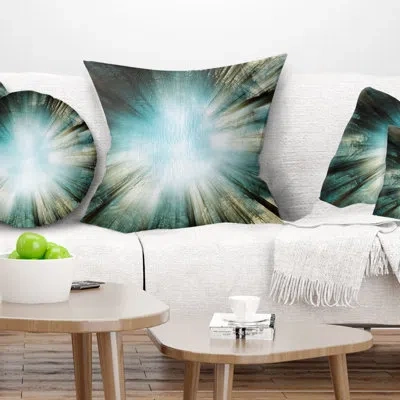 Design Art Light From Sky - Abstract Printed Pillow