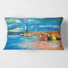 Design Art Lighthouse In Evening Glow By The Shore Rectangular Pillow Cover & Insert