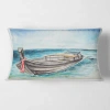 Design Art Little Bothe Shore Rectangular Pillow Cover & Insert
