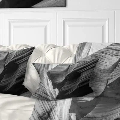 Design Art Lower Antelope Canyon - Landscape Printed Throw Pillow