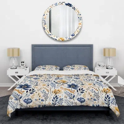 Design Art Matija Bedding In Blue;yellow