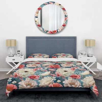 Design Art Matisyahu Bedding In Pink;ivory