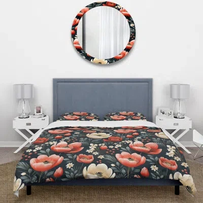 Design Art Maziko Bedding In Red;teal