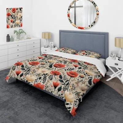 Design Art Minhquan Bedding In Beige;pink