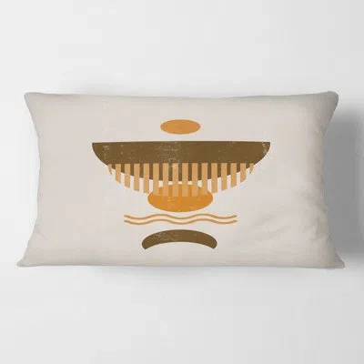 Design Art Minimal Sun And Moon Rectangular Pillow Cover & Insert