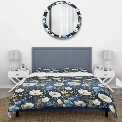 Design Art Minjae Bedding In Blue;beige