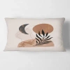 Design Art Moon And Sun Shapes Rectangular Pillow Cover & Insert
