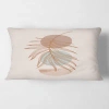 Design Art Moon And Sun Shapes Rectangular Pillow Cover & Insert