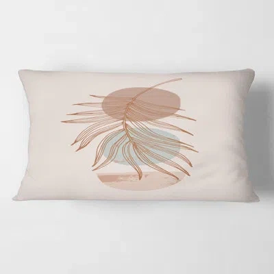 Design Art Moon And Sun Shapes Rectangular Pillow Cover & Insert