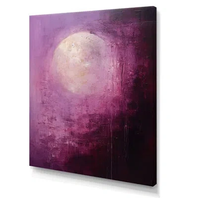 Design Art Moon Mystery Luminosity Ii In Wrapped Canvas