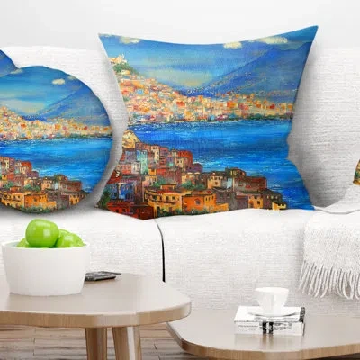 Design Art Naples Today - Sea & Shore Printed Throw Pillow