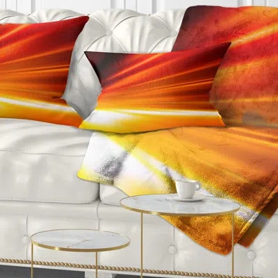 Design Art Night Road Traffic Trail - Abstract Printed Pillow