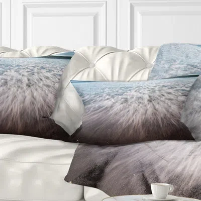 Design Art Ocean Beach Water Motion - Sea & Shore Printed Throw Pillow