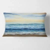 Design Art Ocean Waves At Dawn Rectangular Pillow Cover & Insert
