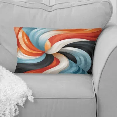 Design Art Opt Art Chromatic Elixir V - Op Art Printed Throw Pillow In Multi-color