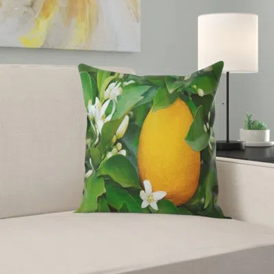 Design Art Orange Blossom - Portrait Printed Pillow