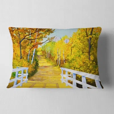 Design Art Parkland Trails - Landscape Printed Throw Pillow