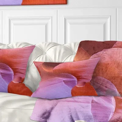 Design Art Photography Antelope Canyon Landscape Lumbar Pillow