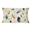 Design Art Polyester Throw Pillow In Blue;beige