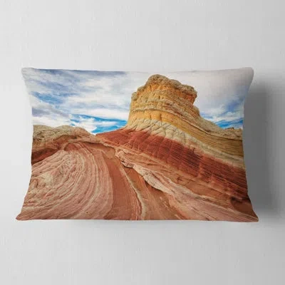 Design Art Printed Paria Plateau In Northern Arizona Lumbar Pillow