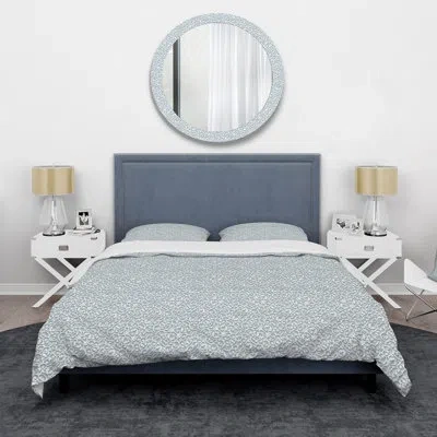Design Art Quintino Light Gray Microfiber Duvet Cover Set