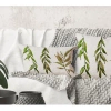 Design Art Rectangle,three Willow Branches - Farmhouse Printed Throw Pillow